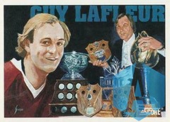 1991-92 Score Canadian #292 Guy Lafleur “Awards And Achievements”